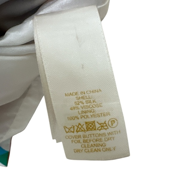 Kate Spade Abbey Bright Geometric Print Sheath Silk Blend Dress Size 2 - Picture 5 of 6